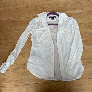 Ralph Lauren Purple Label White Shirt